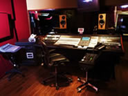 The control room at 4141 Studios