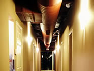 The hallways at 4141 Studios